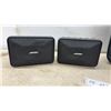 Image 2 : Two Bose Model 101 Music Monitor Speakers, 1984, and Pearl Carrying Case