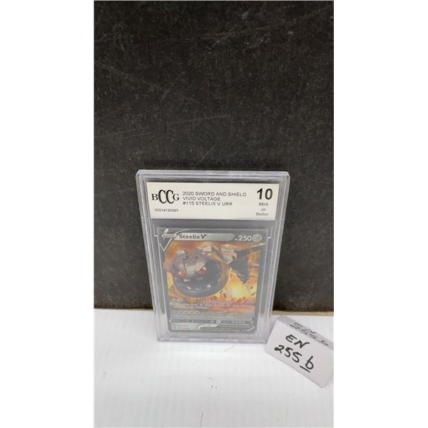 Gradwd 2020 Pokémon Sword and Shield Vivid Voltage BCCG 10 Mint or Better