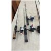 Image 2 : Assortment of Ice Fishing Rod and Reel Combos, 6 Rods and 6 Reels