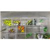 Image 2 : Fishing Tackle, Lures, Weights, and Measuring Ruler and Pin Post