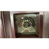 Image 5 : Set of 3 Decorative Framed Shadow Boxes With Brooch, Feather, and Metallic Ornaments, Largest
