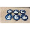 Image 1 : Set of Six Incolay Studios "The Voyage of Ulysses" Cameo Plates by Alan Brunettin, 1985