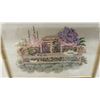 Image 7 : Three Framed Cross-Stitch Garden Scene Artworks in Ornate Gold Frames, 13 1/2 × 11 1/2”