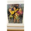 Image 7 : Two Framed Artworks: "Pinkie" 3D Portrait and Stylized Jazz Musicians Scene, Largest 21 × 18”