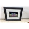 Image 2 : Framed Butterfly Jigsaw Puzzles and Wooden Base Blue Butterfly Sculpture Display, Largest 10 × 12”