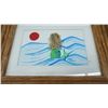 Image 9 : Three Framed Decorative Prints, Two Country House Landscapes and One Mermaid, Oak Frames, Largest