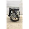 Image 4 : Three Decorative Solar Lanterns Including Metal and Wood Tabletop, Yellow Ceramic, and Glass Jar