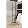 Image 2 : Two-Tier Glass Serving Stand, 21 × 15 × 12” and Tall Three-Tier Metal Display Easel, 43” Tall