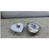 Image 10 : East Germany China (Deutsche Blumen) Floral Serving Set With Gold Trim, Trays, Bowls, Dishes