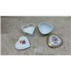 Image 11 : East Germany China (Deutsche Blumen) Floral Serving Set With Gold Trim, Trays, Bowls, Dishes