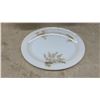 Image 3 : 22 Pieces Federal / Fire-King Golden Bamboo Milk Glass Dinnerware Set, Plates, Bowls, Cups