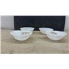 Image 9 : 22 Pieces Federal / Fire-King Golden Bamboo Milk Glass Dinnerware Set, Plates, Bowls, Cups