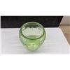 Image 7 : Green Depression Glass (May contain Uranium) Tumblers, Lidded Candy Jar and Cookie Jar