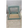 Image 4 : Two Shadow Box Display Frames, Decorative Vanity Mirror, Carved Wooden Box