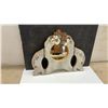 Image 6 : Two Shadow Box Display Frames, Decorative Vanity Mirror, Carved Wooden Box