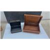 Image 9 : Two Shadow Box Display Frames, Decorative Vanity Mirror, Carved Wooden Box