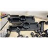 Image 3 : Kayak / Boat / Ice Fishing Outfitting Accessories Including Rod Holders, Storage Trays, Foot Braces