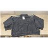 Image 2 : Nine New Black Athletic Tracksuit Set with White Stripes, Full-Zip Jacket and Pants, 5 XL and 4 L