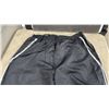 Image 5 : Nine New Black Athletic Tracksuit Set with White Stripes, Full-Zip Jacket and Pants, 5 XL and 4 L