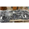 Image 6 : Nine New Black Athletic Tracksuit Set with White Stripes, Full-Zip Jacket and Pants, 5 XL and 4 L