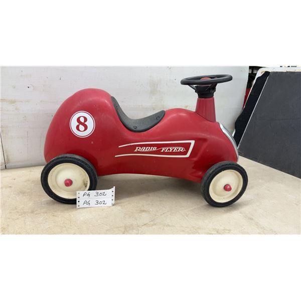 Radio Flyer Little Red Roadster Model #8 Steel Body Outdoor Ride-On Toy