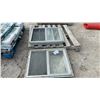 Image 1 : Two Aluminum-Framed Sliding Windows with Screens, 30 × 24”
