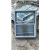 Image 3 : Two Aluminum-Framed Sliding Windows with Screens, 30 × 24”