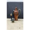 Image 6 : Vintage Glassware, Meukow VS Cognac Bottle, Copper Cocktail Shaker, Amber Vase