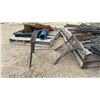 Image 4 : Pallet Lot: Ornate Cast Iron Garden Bench Ends with Floral, Scrollwork 4, Back