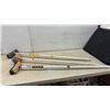 Image 1 : Lot of 3 Curling Brooms Including Duke 8-Ender, Rocker, and Curl Master