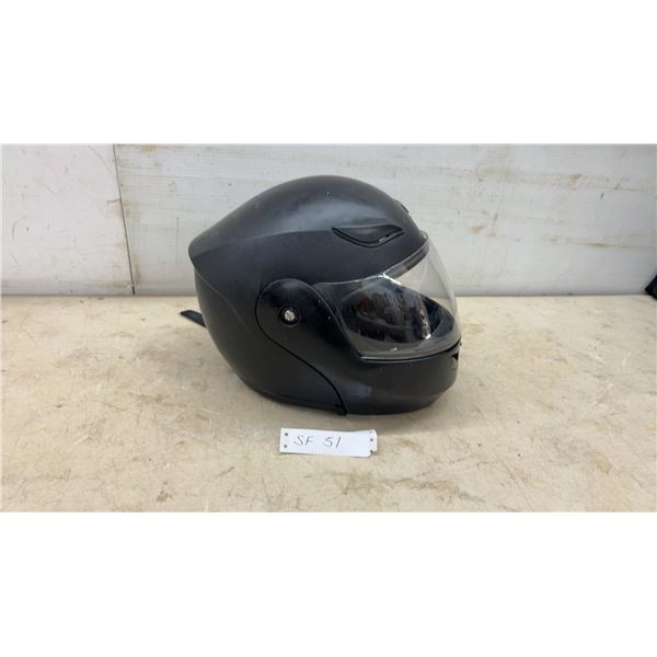 HCI 90 Full-Face Motorcycle Helmet, Black, Size XL, DOT
