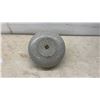 Image 3 : Antique Grey Granite Curling Stone with Curved Metal Handle and Bone Grip