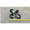 Image 8 : Two Sets Heavy-Duty Industrial Casters, Fixed Wheel and Swivel + 2 Sets Smaller Castors