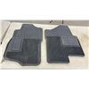 Image 5 : Two Genuine Chevrolet Black Rubber Floor Mats with Blue Bowtie Logo and Two Rubber Floor Mats
