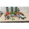 Image 1 : Assortment of Children's Toys Including Thomas and Friends Playsets, Transformer, Dolls, Cars
