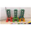 Image 4 : Assortment of Children's Toys Including Thomas and Friends Playsets, Transformer, Dolls, Cars