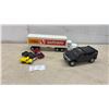 Image 1 : Safeway Semi-Truck, Hummer H2, 1970 Plymouth Barracuda, Chevrolet C10 Diecast