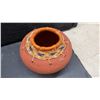 Image 4 : Handcrafted Terracotta Pots with Woven Fiber Rims and Etched Geometric Patterns, Set of 2