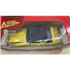 Image 2 : Johnny Lightning Musclecars R27 '69 Chevy Chevelle SS Die-Cast Model, Yellow with Black Roof
