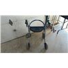 Image 2 : Mobilex Comfort 4-Wheeled Rollator Walker with Seat and Hand Brakes, Blue