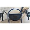 Image 3 : Mobilex Comfort 4-Wheeled Rollator Walker with Seat and Hand Brakes, Blue