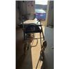 Image 5 : Mobilex Comfort 4-Wheeled Rollator Walker with Seat and Hand Brakes, Blue