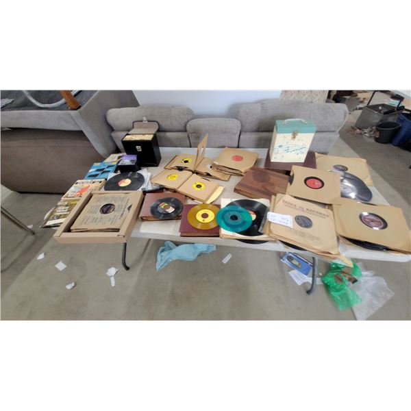 Vintage Record Collection: Decca, Columbia, and Bluebird 78s and 45s, Record Albums
