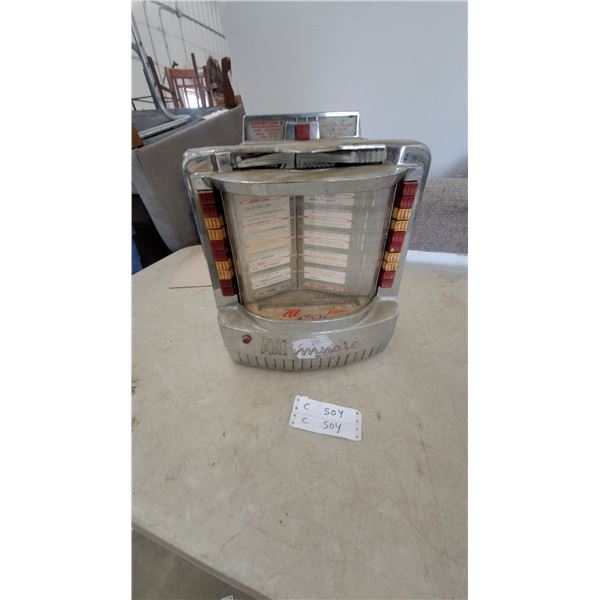 AMI Music Jukebox, 200 Selections, and Coin Mechanism
