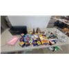 Image 1 : Vintage Poker Chips, Molson Canadian chalk, Billiard Balls, and Assorted pool accessories