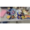 Image 6 : Vintage Poker Chips, Molson Canadian chalk, Billiard Balls, and Assorted pool accessories