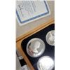 Image 4 : 1976 Montreal Olympiad XXI Coin Proof Set with 4 Coins and Certificate of Authenticity