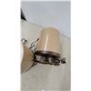 Image 5 : Pair of Electrophonic Speakers with Perforated Metal Grilles Vintage