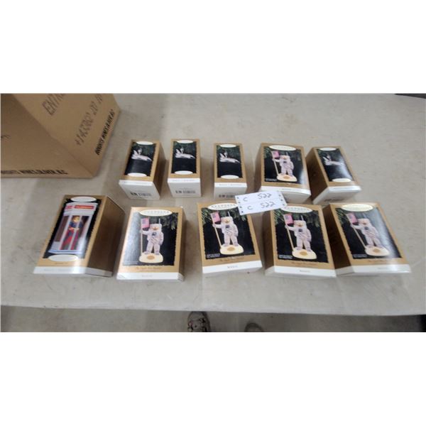 Hallmark Keepsake Ornaments: 7 Astronauts, 5 Space Shuttles, 1 Superman Telephone Booth