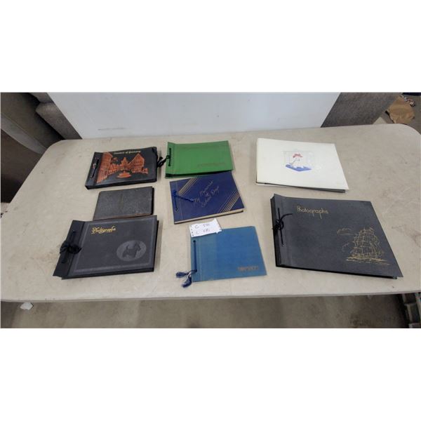 Collection of Vintage Photo Albums and Scrapbooks, including "Souvenir of Germany" and "My Memories